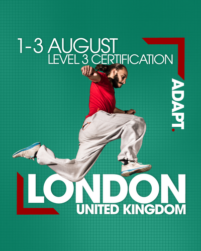 Level 3 Parkour Coach Certification - August 2025