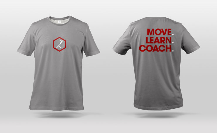 'Move. Learn. Coach.' T-Shirts